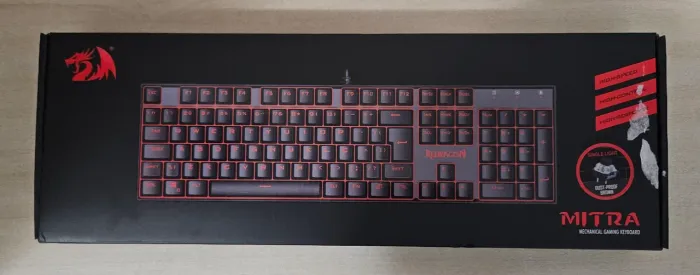 Teclado Redragon mitra lacrado com nota fiscal