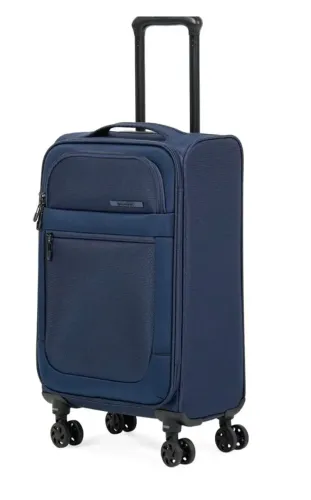 Mala de Bordo 10 kg Poliéster 4 Rodas Edimburgo Azul