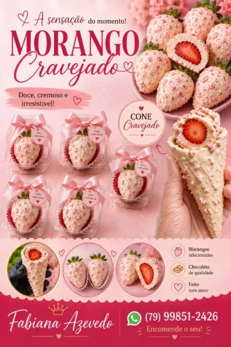 Morango cravejado ?
