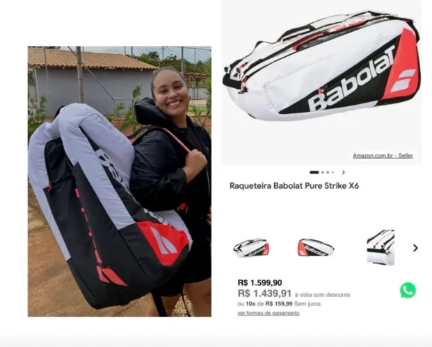 Raqueteira Babolar (12 Raquetes ?)