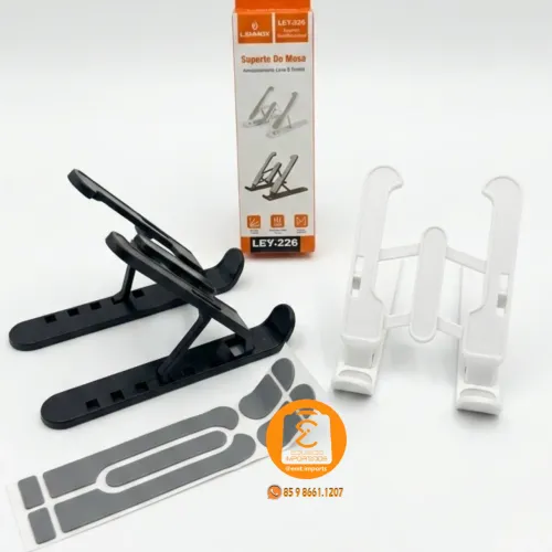 Suporte portátil de Mesa, Dobrável para iPad, Tablet, Celular