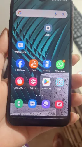 Celular samsung A01funcionando bem