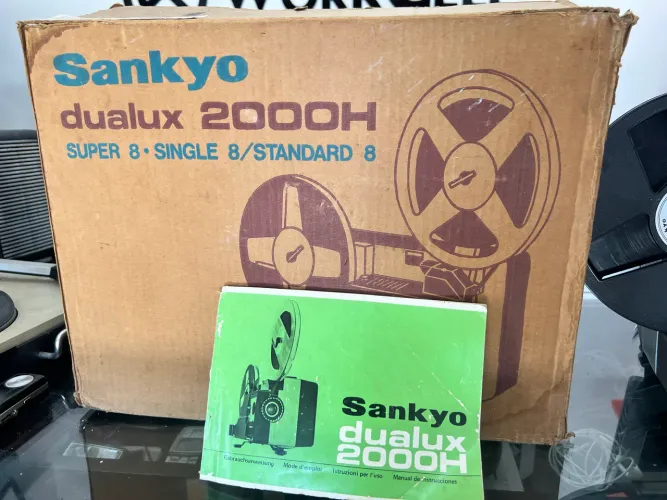 Projetor Sankyo Dualux 2000H Japonês Década 60