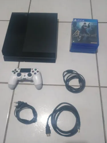 Ps4 1 terá com 5 jogos (leia descrição)