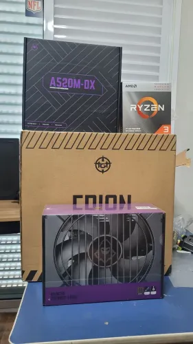 PC Gamer Novo Ryzen 3 com Vídeo Integrado | Peças Lacradas | 