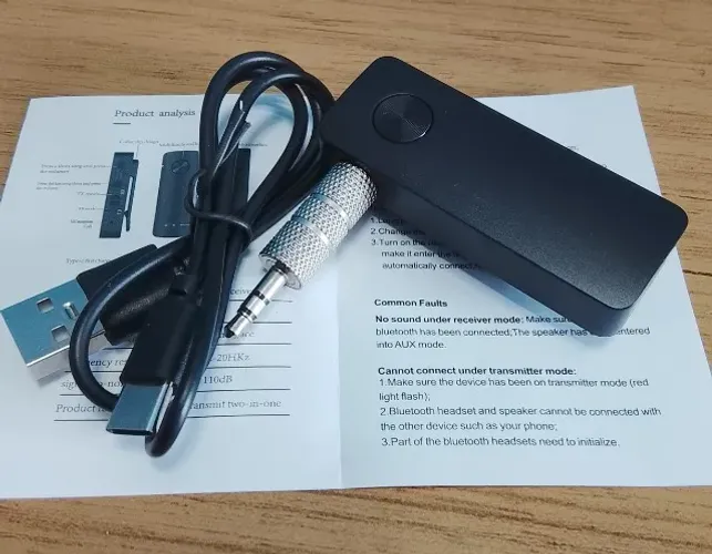 Adaptador Bluetooth para SOM - auxiliar P2