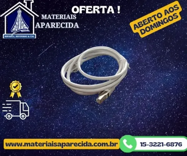Cabo Rede 30 Metros CAT 6 LE-317