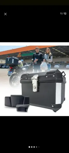 Baú Bagageiro Moto Universal 45L 