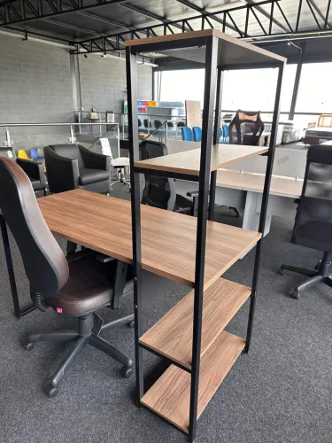 MESA DE ESCRITORIO ESTANTE INDUSTRIAL LOJA IKONOFFICE 