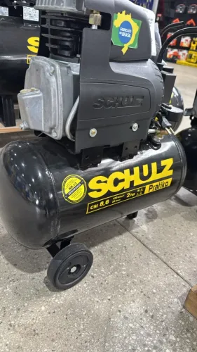 COMPRESSOR DE AR 8.6 PES 25L 2HP 120PSI PRATIKO CSI8.6/25 220V - SCHULZ