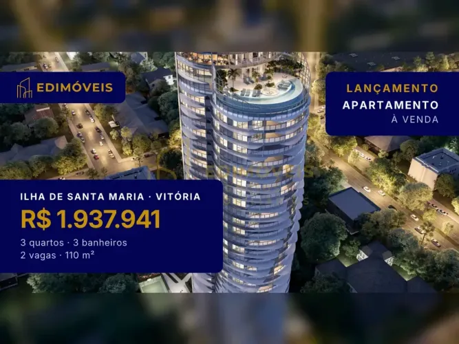 Seu Novo Lar: Apartamento com 3 Suítes na Ilha de Santa Maria, Vitória