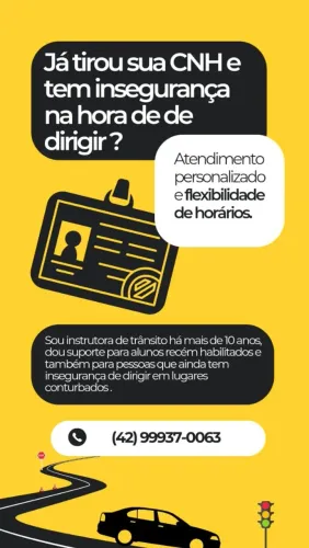 Instrutora de trânsito