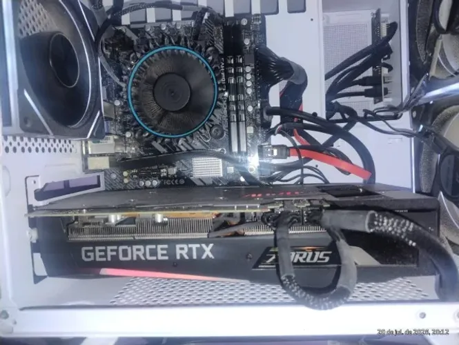 Placa de Vídeo Gigabyte AORUS GeForce RTX 3070 8GB - Impecável!