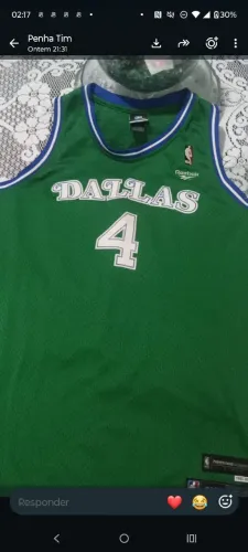 Camisa colecionador Dallas 4 NBA 1987 /1988