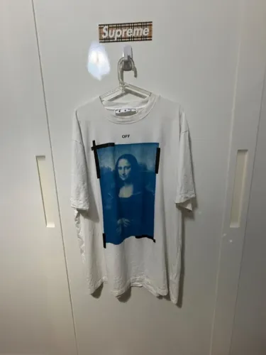 Camiseta Off-White Monalisa - Tamanho G - Usada