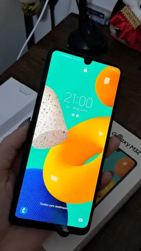 Samsung Galaxy M32 128GB Preto | Ótima Bateria | Conservado | MicroSD | Dual Chip