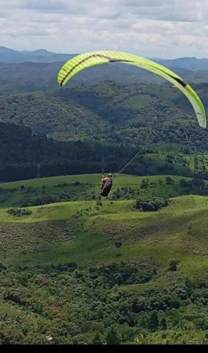 Asa de parapente Da Vinci Verde limão