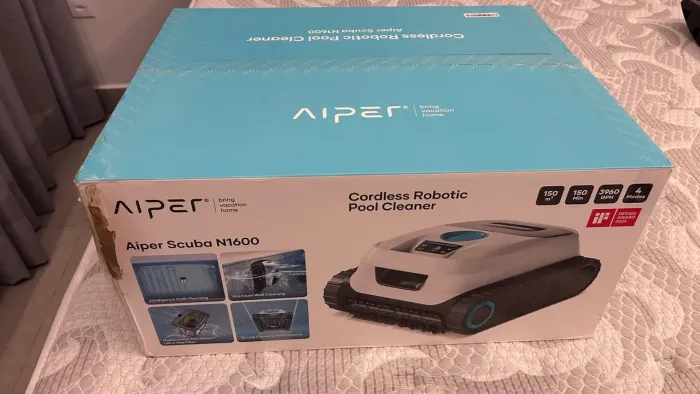 Robô aspirador de piscina aiper scuba n1600