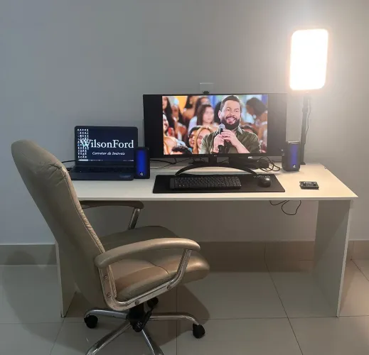 Monitor 34 polegada UltraWide + mouse + teclado