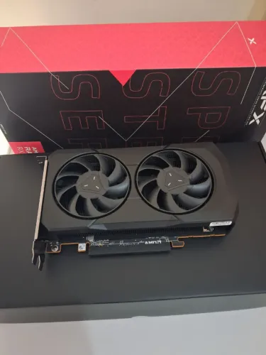 Placa de Vídeo XFX AMD RADEON RX 7600 8GB, GDDR6, Nf, Nova!