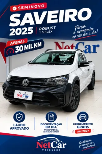 Volkswagen Saveiro Robust 1.6 Total Flex 16V CD 2025