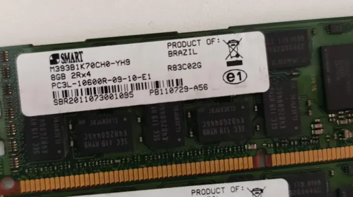 Memória 8gb Ddr3l 1333 M393b1k70ch0-yh9 Smart P/servidores