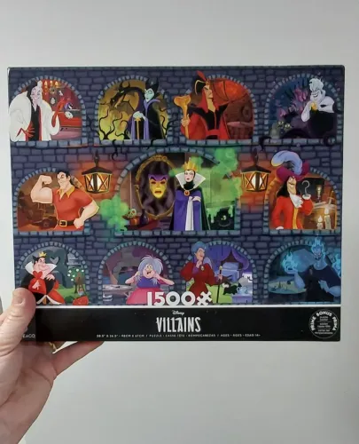 Quebra-cabeça Ceaco Disney Villains 1500 peças.
