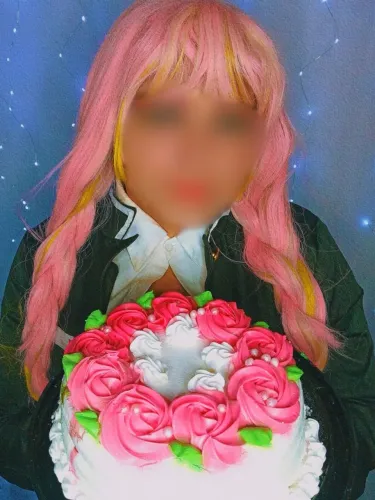 Mitsuri Kanroji peruca
