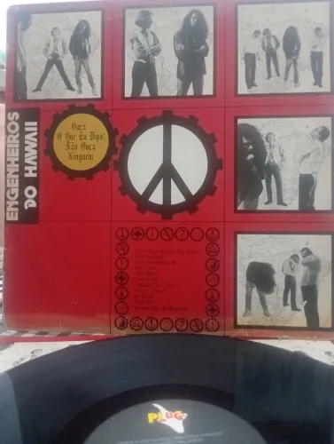 DISCO DE VINIL, ENGENHEIROS DO HAWAII " OUÇA OQUE EU DIGO, NÃO OUÇA NINGUÉM" 1988