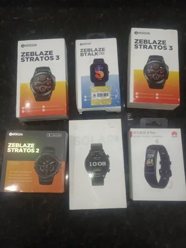 Kit 6 smartwatch zablaze, haylou, Huawei...
