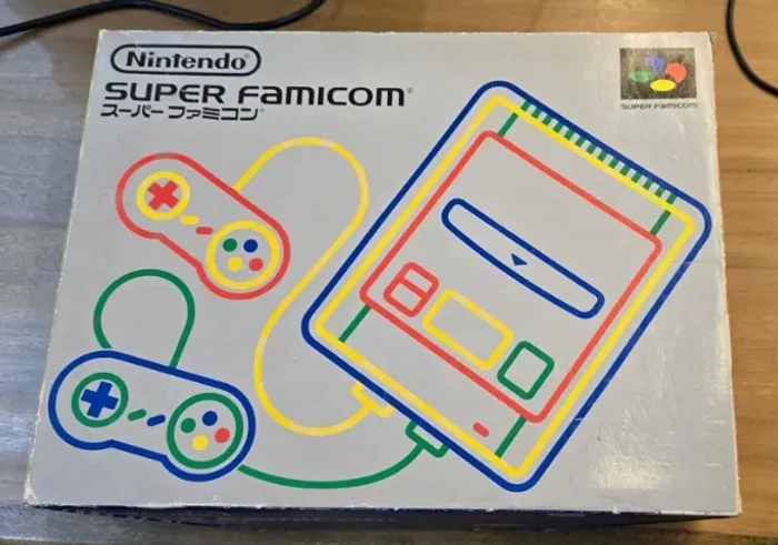 Console Super Famicom na Caixa Completo