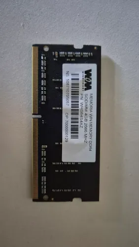 4gb memória ram ddr4 notebook