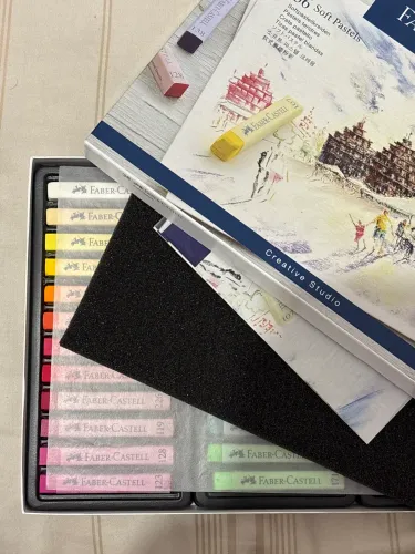 Giz pastel seco faber-castell 36 cores novo 