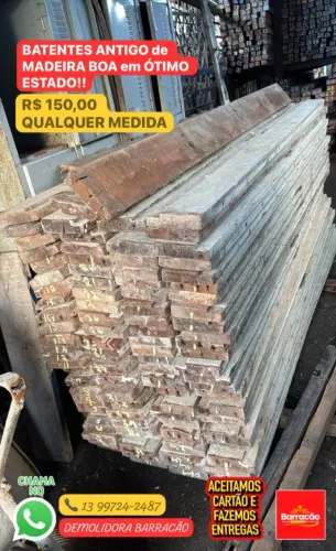 Batentes Usados Madeira Antiga em Excelente Estado!