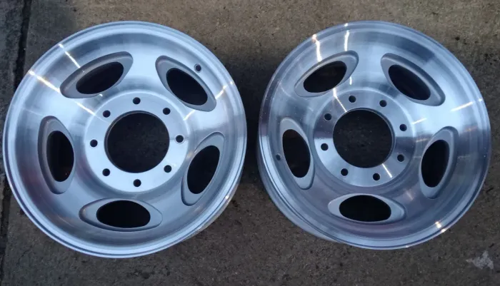 PAR DE RODAS ARO 16 FORD F250 XLT 99/00 ORIGINAIS 