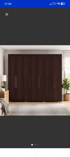 Guarda-roupa casal 7 portas e 6 gavetas