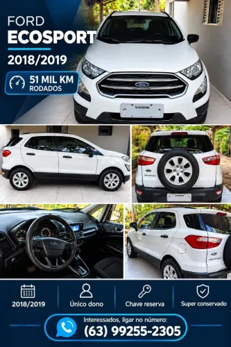 Ford Ecosport SE Direct 1.5 Flex 5P Aut. 2019