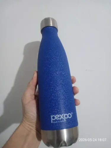 Garrafa Térmica Inox Pexpo Azul 500 Ml