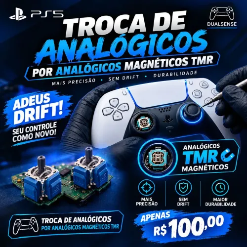 Conserto de Controle Dualsense Playstation 5