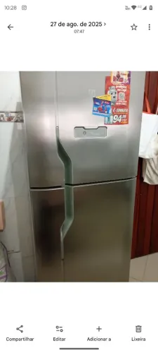 geladeira Eletrolux para retirada de motor e peças 