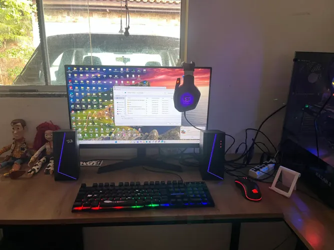 Setup Gamer Completo i5 RTX 3050 + Monitor 144Hz Com Nota Fiscal
