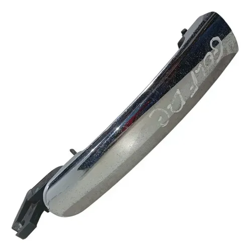 Puxador Macaneta Externa Esquerdo Vw Golf 1999 2000 2013 Cromado Dianteira