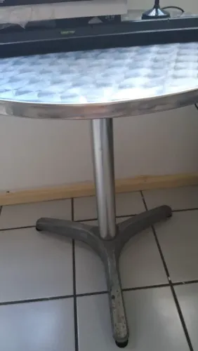 Mesa de canto aço inoxidável 