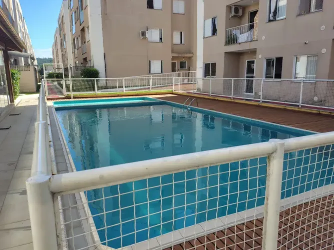 2 quartos- sacada com chur. a carvão- PISCINA COLETIVA- QUADRA DE JOGOS -Serraria - São Jo