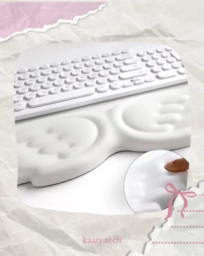 APOIO DE PULSO PARA TECLADO - ASA DE ANJO