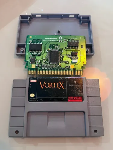 Vortex 100% Original Super Nintendo Snes