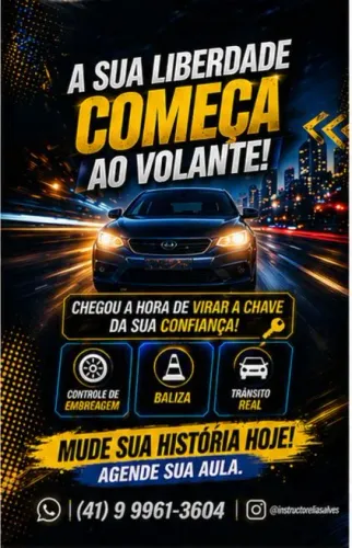 Aulas para quem tem medo de dirigir.