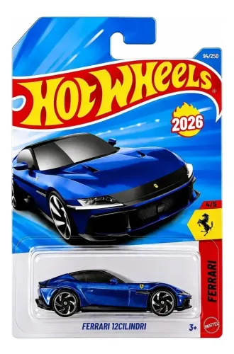 Hot Wheels - Ferrari 12cilindri Azul