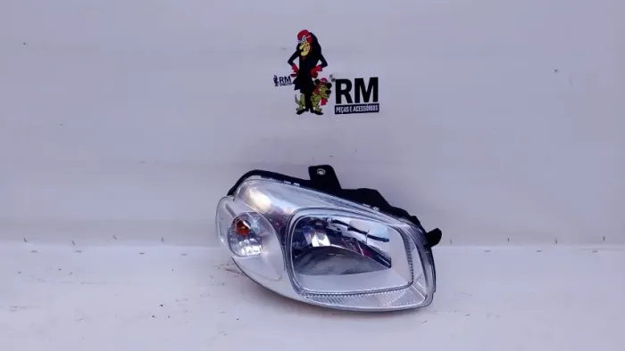 Farol Direito Uno Vivace 2010 A 2014 Cromado C/lampada