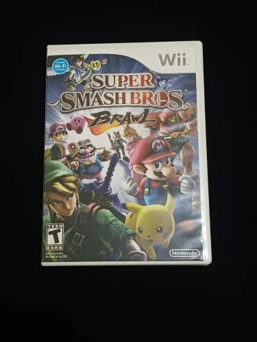Jogo Nintendo Wii Super Smash Bros Brawl Original!